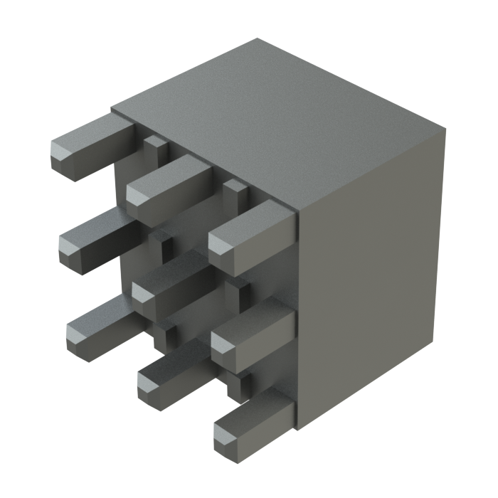 Produktbeispiel für THR-Montage unten Produktbeispiel für die Montagemethode Through Hole Reflow Technology (THR) von unten