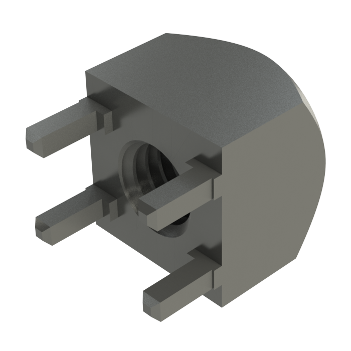 Produktbeispiel für THT-Montage unten Produktbeispiel für die Montagemethode Through Hole Technology (THT) von unten