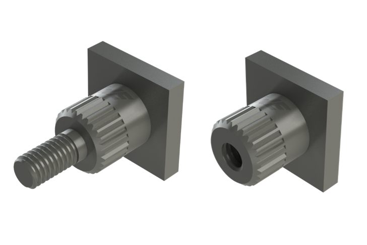 (LF) PowerTwo press-in elements as bolt and bush Standardized Powerelements of the type (LF) PowerTwo press-in element as bolt and bush