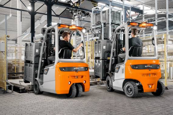 Still Reference Product Industrial Trucks Powerelements Teaser product image for reference project Still with Powerelements in intralogistics